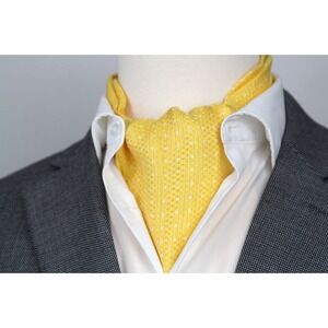 Men's Silk Ascot Tie Cravat Silk Blend Day Wear Formal Wedding A239‎